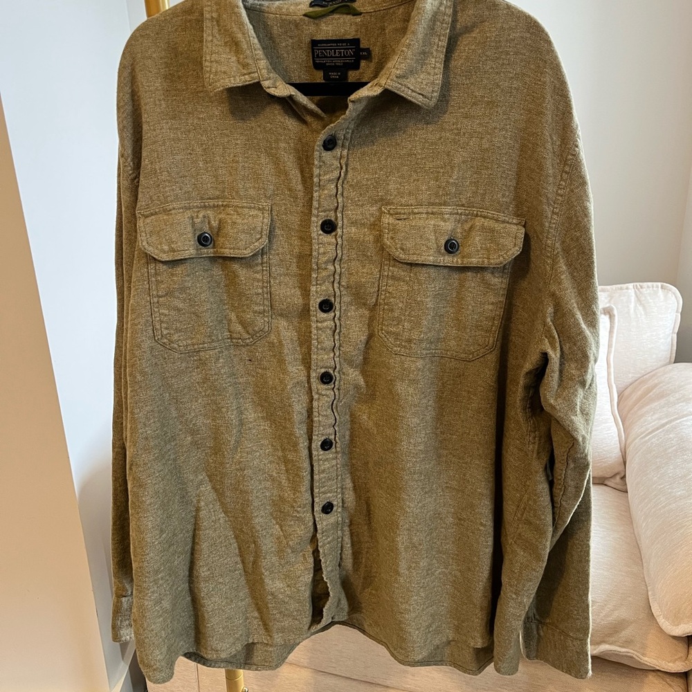 Pendleton Cotton Button-Down Shirt - image 1
